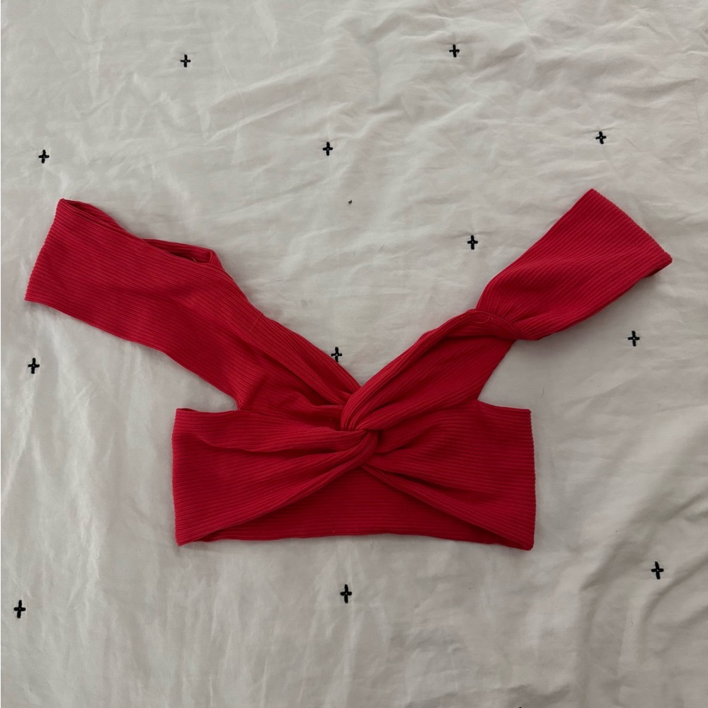 Stylish Red Women's Top